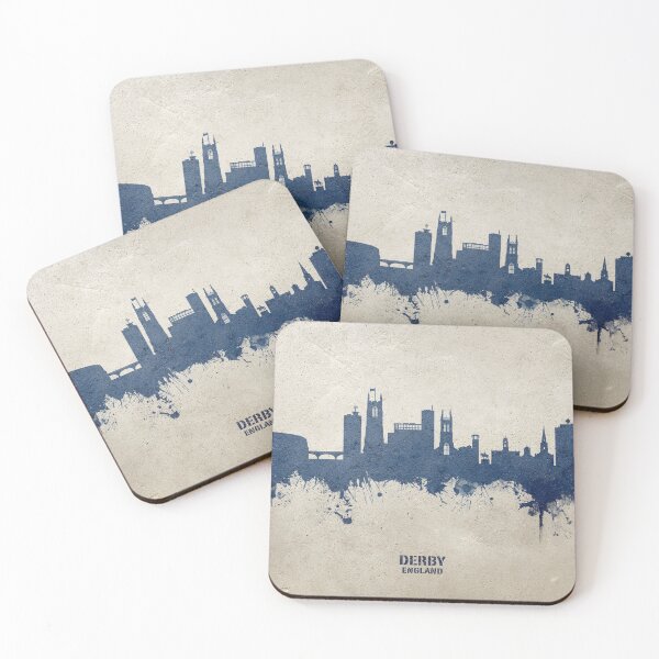 Artikelvorschau, Derby England Skyline entworfen und verkauft von ArtPrints.