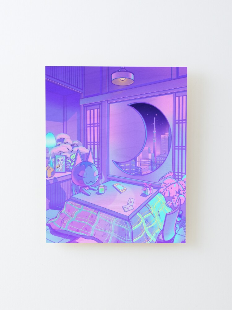 Alternate view of Moonlight Rosie Mounted Print