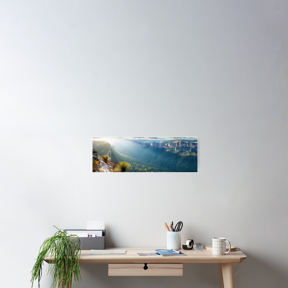 Perrys Lookdown, Blue Mountains, New South Wales, Australia Poster