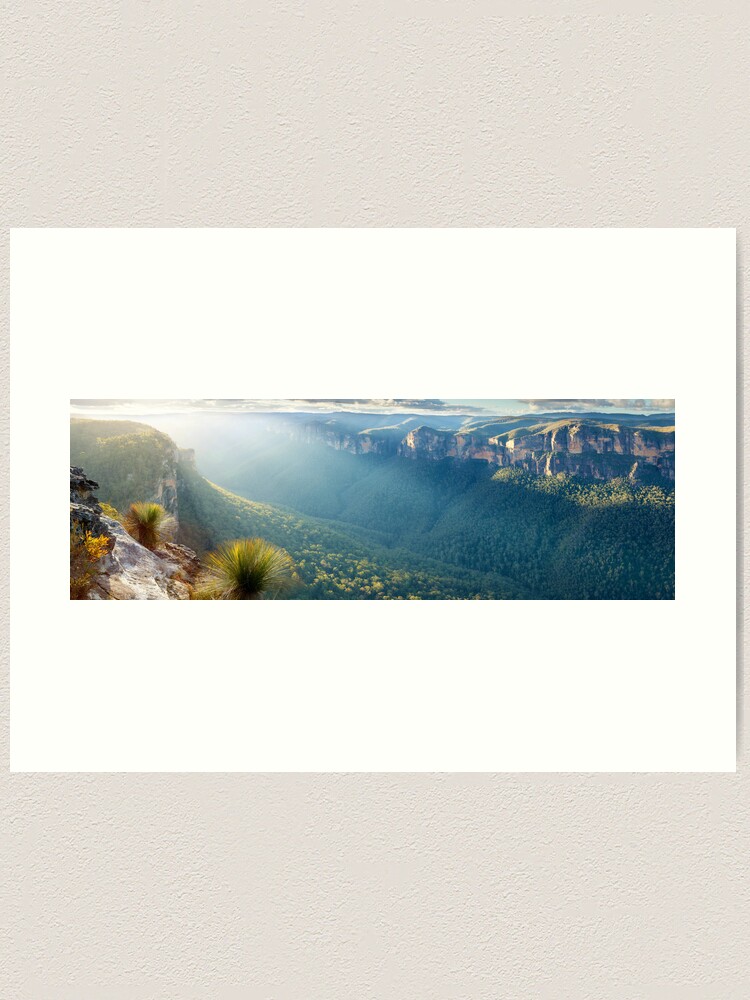 Alternate view of Perrys Lookdown, Blue Mountains, New South Wales, Australia Art Print