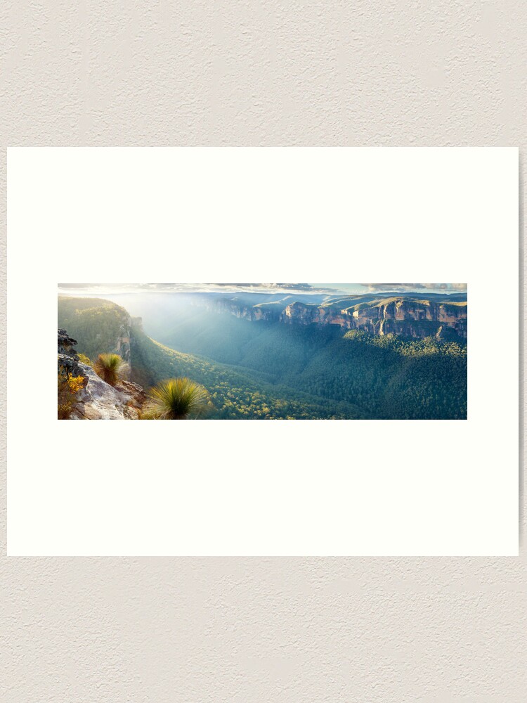 Alternate view of Perrys Lookdown, Blue Mountains, New South Wales, Australia Art Print