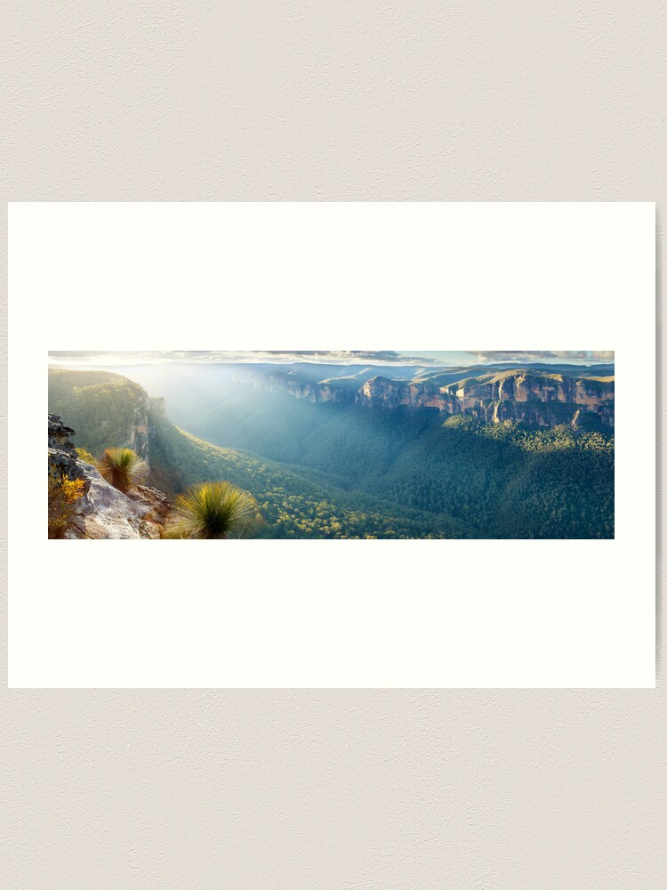Alternate view of Perrys Lookdown, Blue Mountains, New South Wales, Australia Art Print