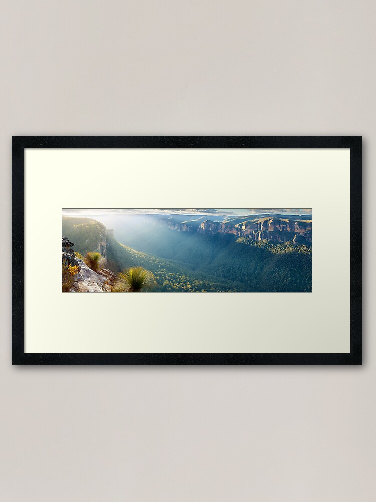 Alternate view of Perrys Lookdown, Blue Mountains, New South Wales, Australia Framed Art Print