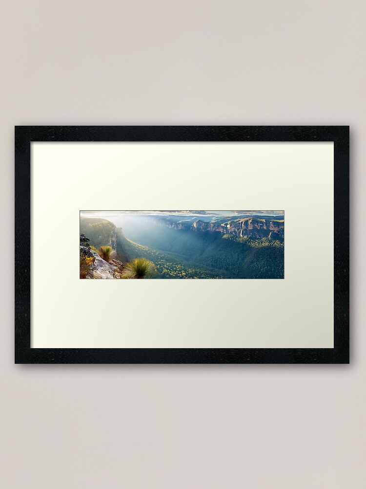 Alternate view of Perrys Lookdown, Blue Mountains, New South Wales, Australia Framed Art Print