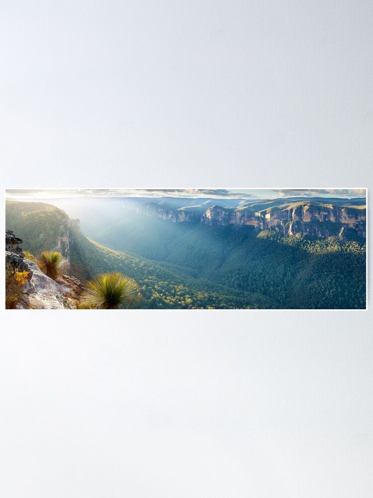 Alternate view of Perrys Lookdown, Blue Mountains, New South Wales, Australia Poster