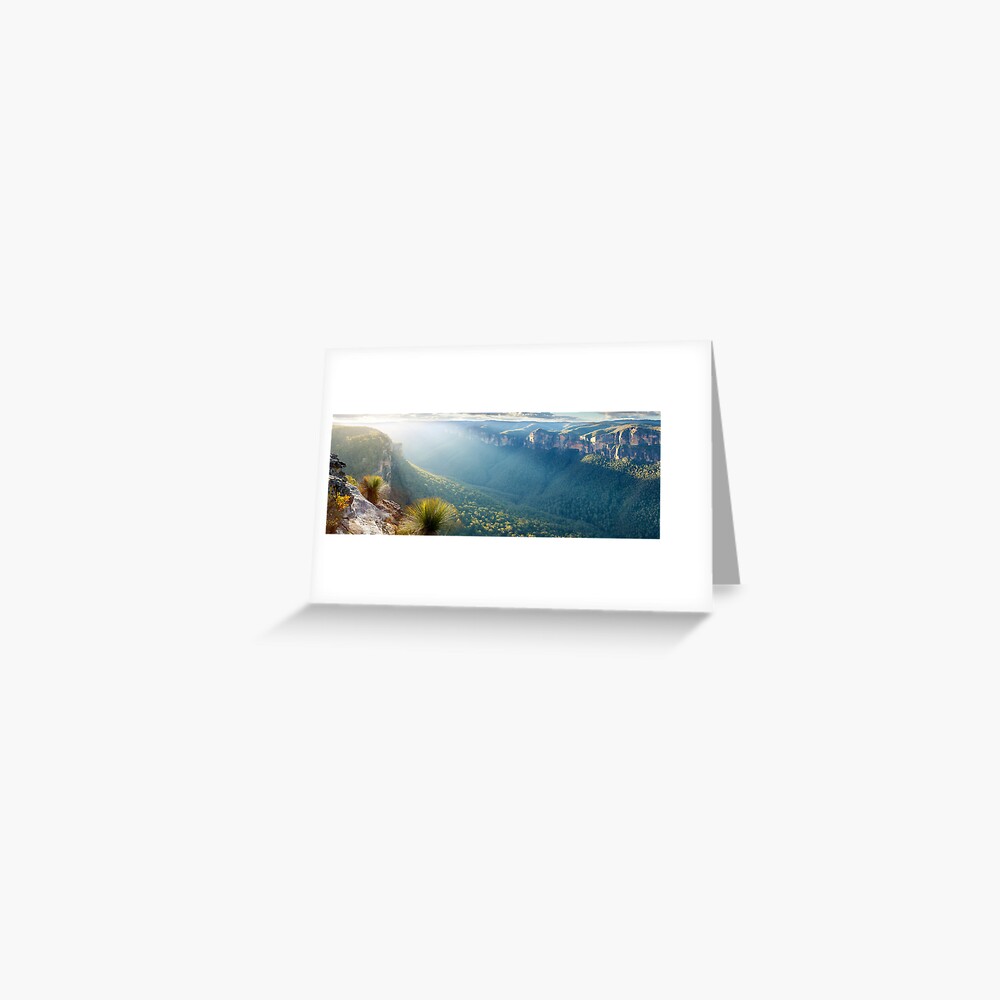 Perrys Lookdown, Blue Mountains, New South Wales, Australia Greeting Card