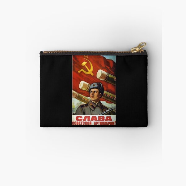 Item preview, Soviet USSR Propaganda Vintage Poster Glory to Soviet Artilery Retro CCCP designed and sold by TopTeeShop.