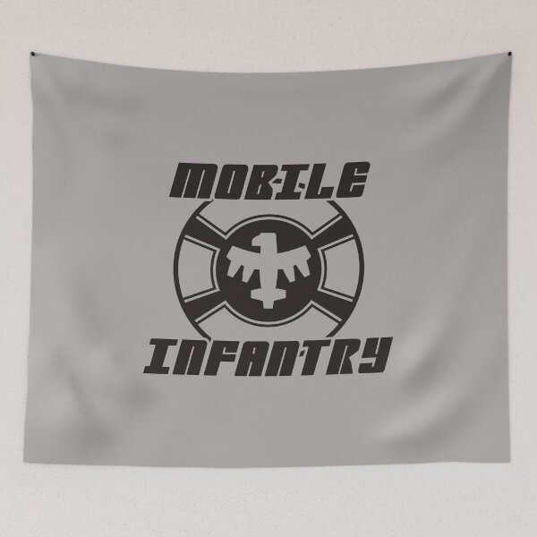 Item preview, Starship Troopers "Mobile Infantry" designed and sold by wikingershirts.