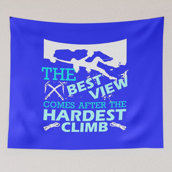 Item preview, Climbing mountaineering with the best view designed and sold by DerNerd.