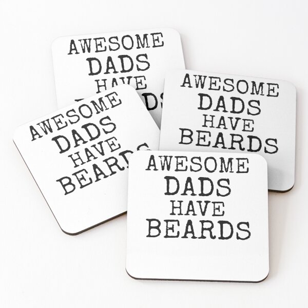 Item preview, Funny Awesome Dads Have Beards Father's Day Gift designed and sold by TNDesignStudio.