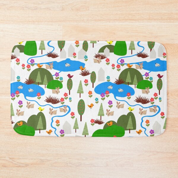 Item preview, voile - When nature is  happy - white background designed and sold by susyrdesign.
