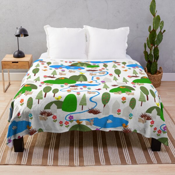 Item preview, voile - When nature is  happy - white background designed and sold by susyrdesign.
