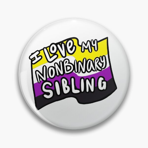 Item preview, I Love My Nonbinary Sibling designed and sold by Matthew Coryell.