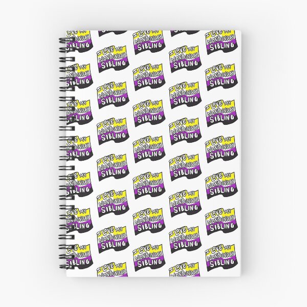 Item preview, I Love My Nonbinary Sibling designed and sold by Matthew Coryell.