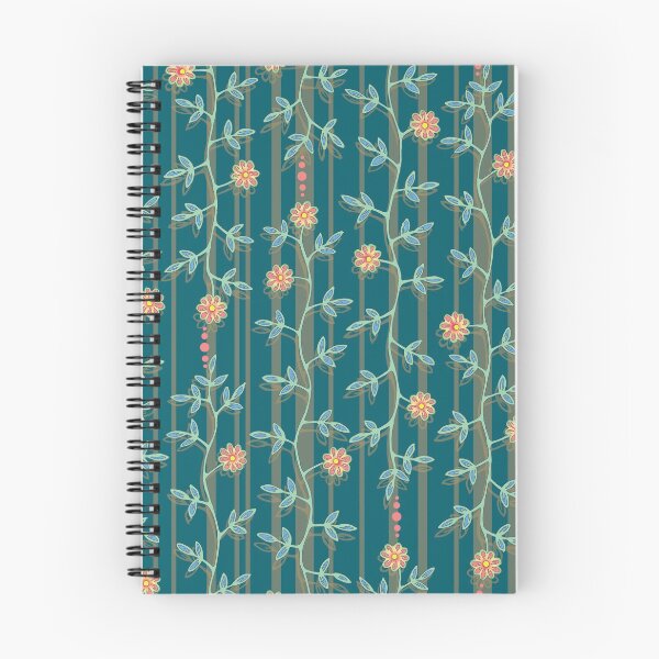 Aperçu de l'œuvre Motif de fleurs de printemps bleu créée et vendue par inavrana.