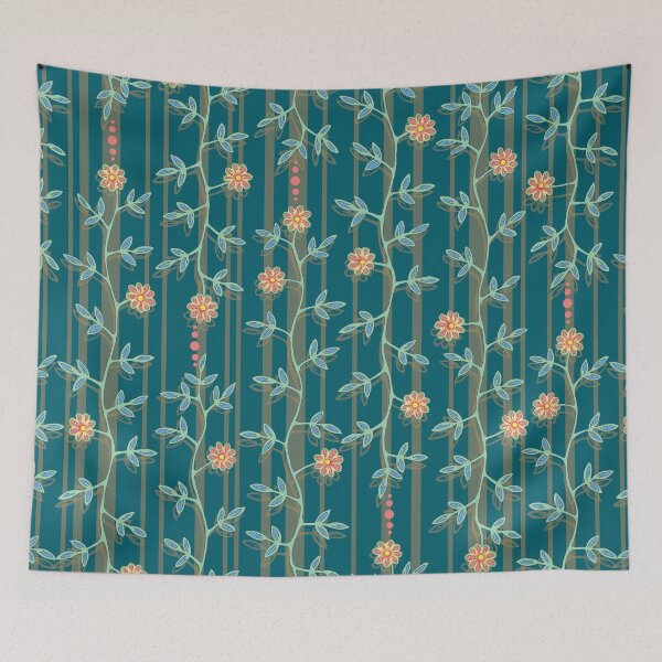 Item preview, Spring Flower Pattern Blue designed and sold by inavrana.