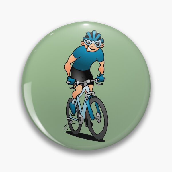 Item preview, MTB - Mountain biker on his moutainbike designed and sold by cardvibes.