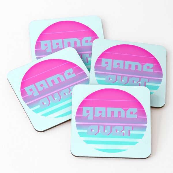 Item preview, game over vaporwave pastel aesthetic designed and sold by joolsmools.