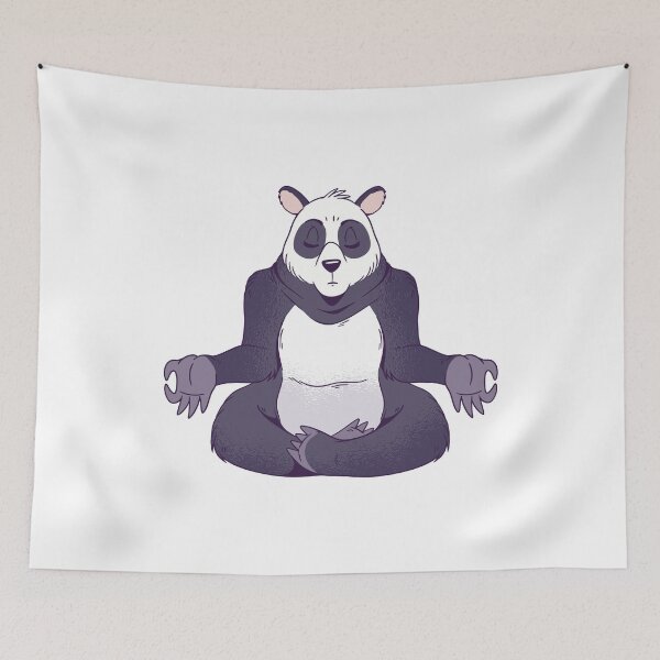 Item preview, Meditating panda, panda bear designed and sold by DerSenat.