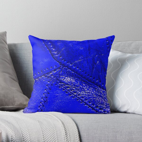 Coastal Pillow Covers, Color Block, Blue Taupe | Hofdeco
