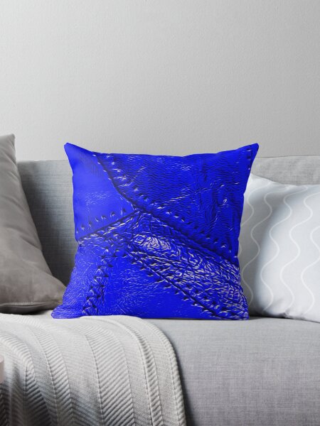 Cobalt Blue Pillows Cushions for Sale Redbubble