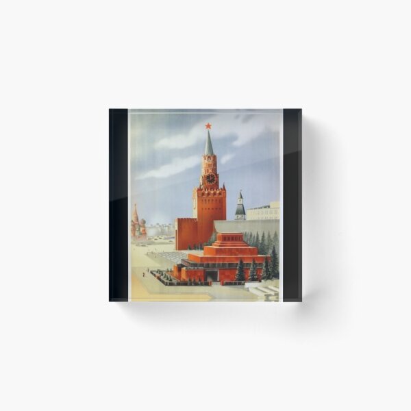 Aperçu de l'œuvre Soviétique URSS Propagande Vintage Moscou 1930 Affiche Rétro CCCP créée et vendue par TopTeeShop.