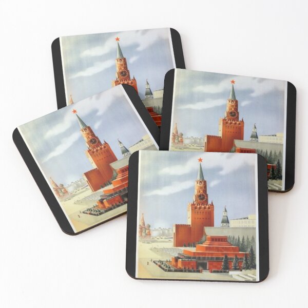 Item preview, Soviet USSR Propaganda Vintage Moscow 1930 Poster Retro CCCP designed and sold by TopTeeShop.