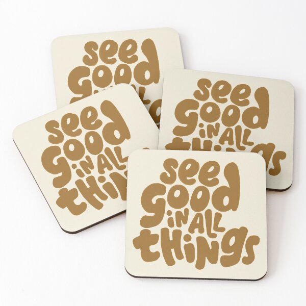 Item preview, See good in all things typography text art quote by Word Fandom - wordfandom designed and sold by Kerry Pritchard.