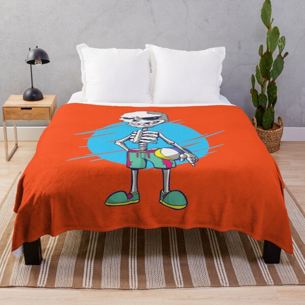 Item preview, Skeleton, summer, beach volleyball designed and sold by DerSenat.