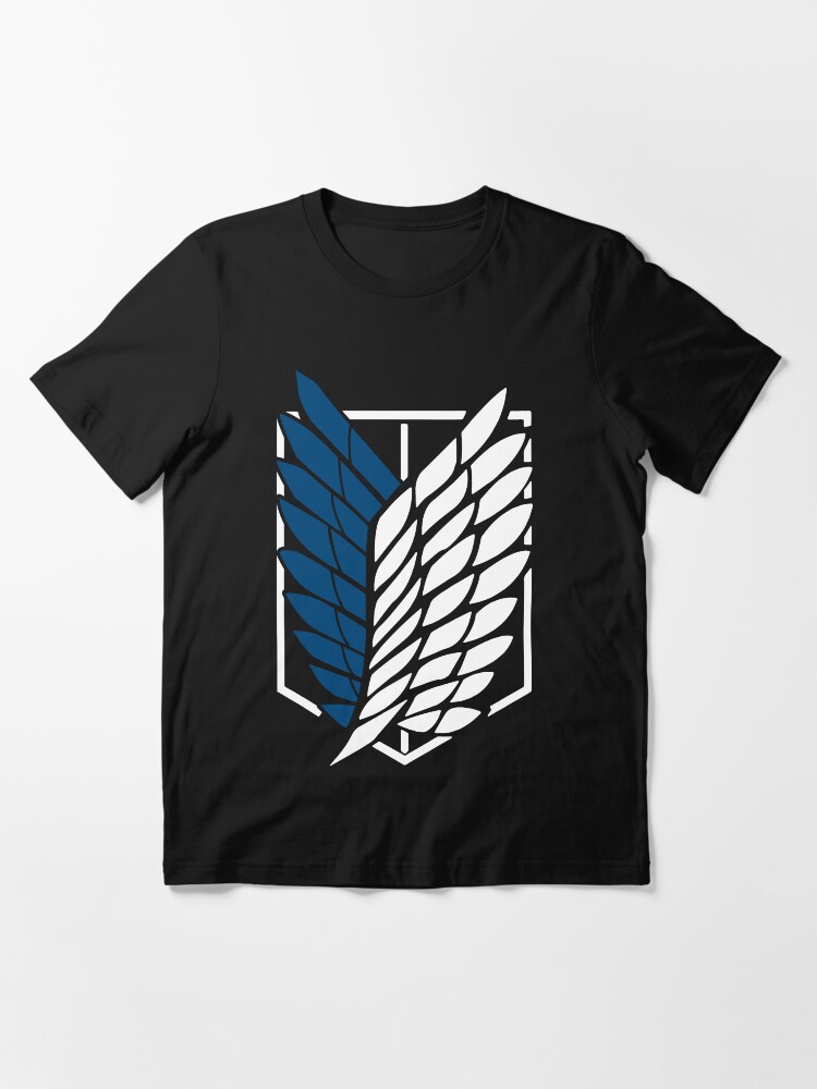 Alternate view of Dark Fantasy Anime Attack on Titan The Scouting Legion Design Essential T-Shirt