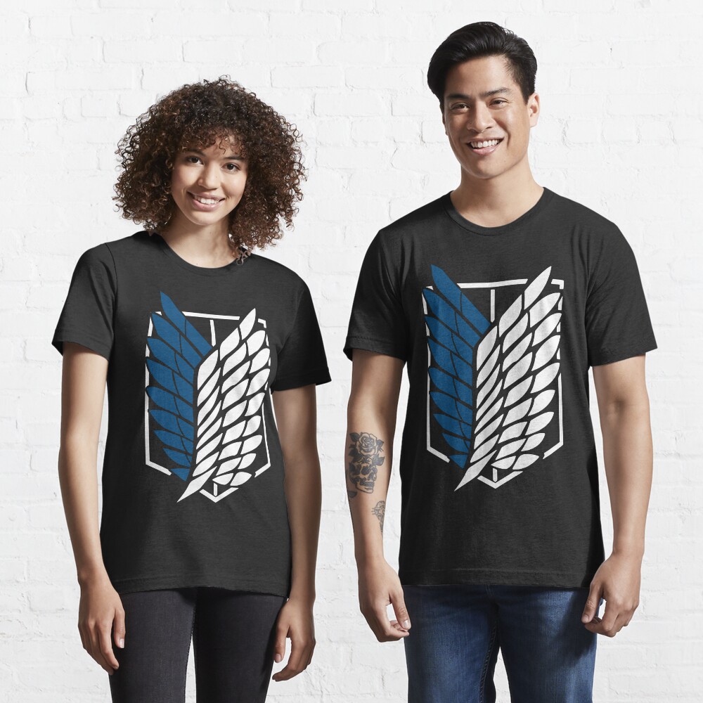 Dark Fantasy Anime Attack on Titan The Scouting Legion Design Essential T-Shirt