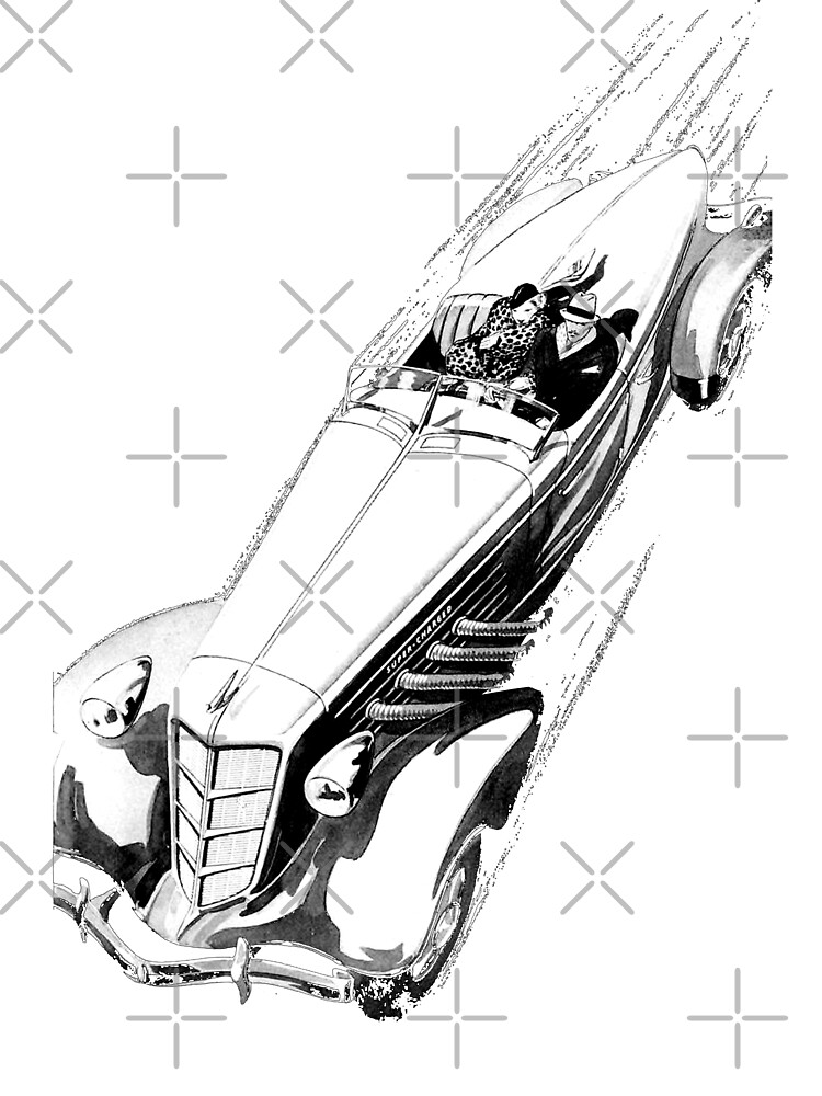 Auburn Speedster 851 1935 Baby One Piece By Throwbackm2 Redbubble