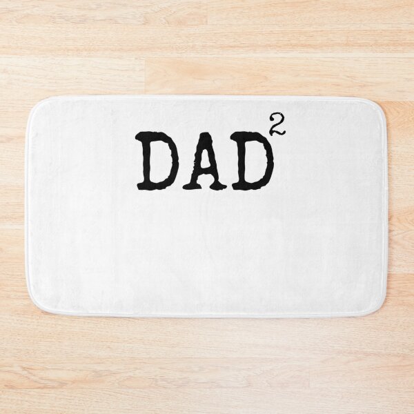 Aperçu de l'œuvre Funny Father of 2 Dad Squared Father's Day Gift créée et vendue par TNDesignStudio.