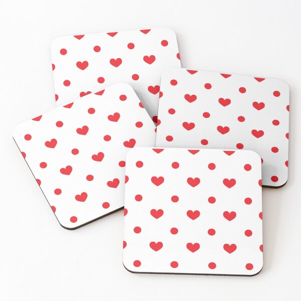 Item preview, Queen Of Hearts - Red Heart and Polka Dot Print. designed and sold by cgroenewald.