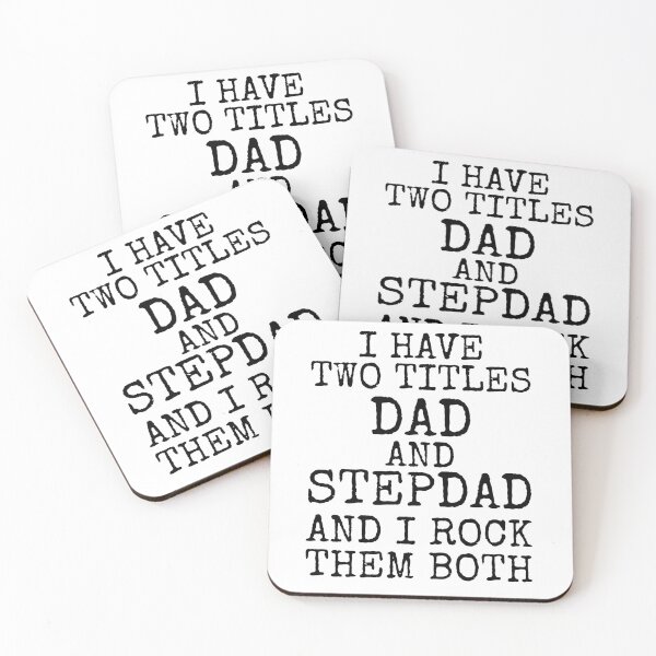 Artikelvorschau, Funny I Have Two Titles Dad and Stepdad and I Rock Them Both Father's Day Gift entworfen und verkauft von TNDesignStudio.