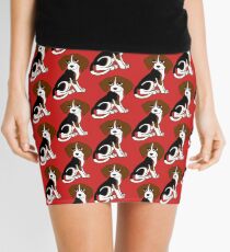 Cute Beagle Puppy Mini Skirt