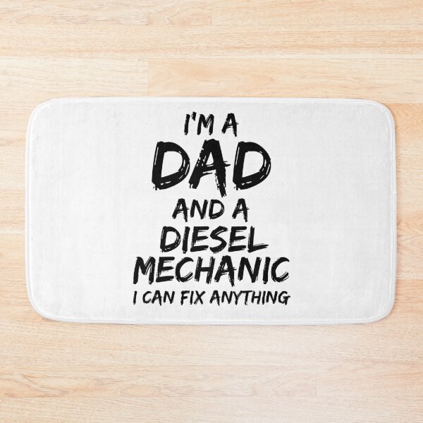 Aperçu de l'œuvre Funny I'm a Dad and a Diesel Mechanic I Can Fix Anything Father's Day Gift créée et vendue par TNDesignStudio.