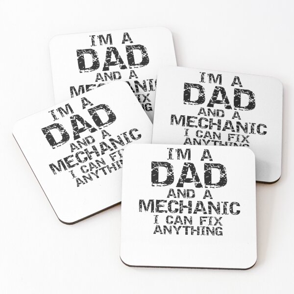Item preview, Funny I'm a Dad and a Mchanic I Can Fix Anything Father's Day Gift designed and sold by TNDesignStudio.