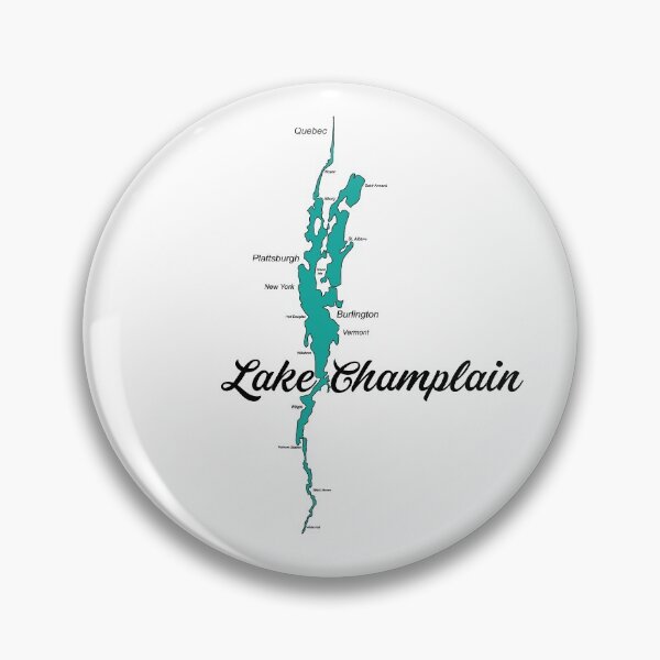 Item preview, Lake Champlain Map designed and sold by AnimalCreations.