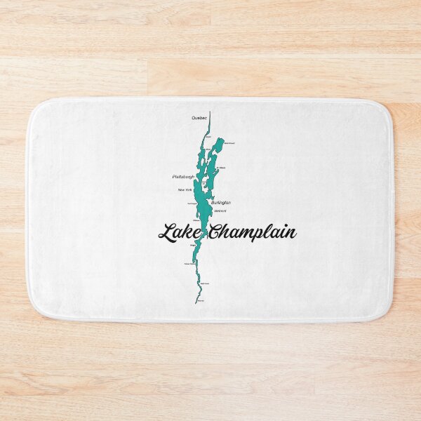 Item preview, Lake Champlain Map designed and sold by AnimalCreations.