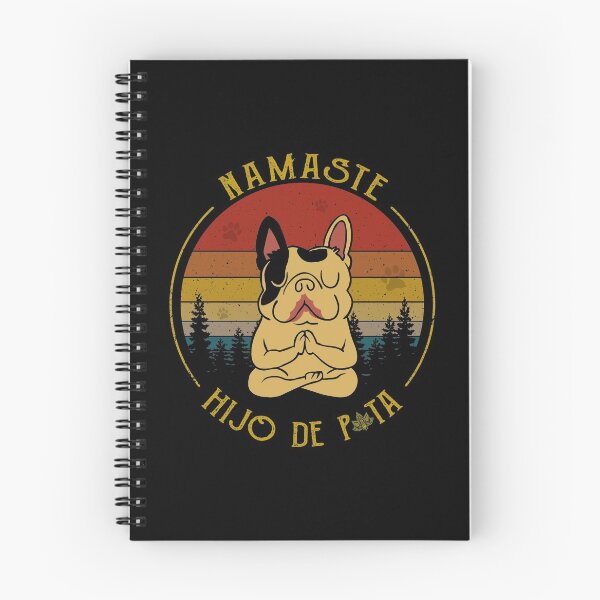 Item preview, Vintage Yoga Namaste Hijo De Puta Shirt Hippie Bulldog Lovers Birthday Mothers Day T Shirt designed and sold by tuanitus.