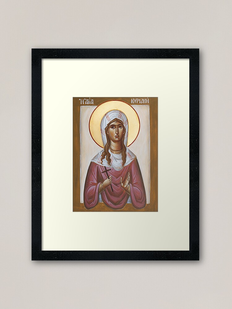 Alternate view of St Kyriaki Framed Art Print