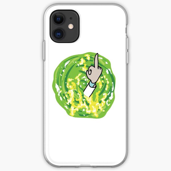 Rick Middle Finger iPhone Soft Case