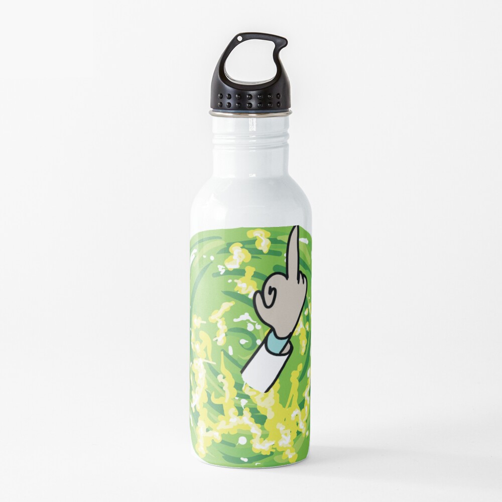 Rick Middle Finger Water Bottle