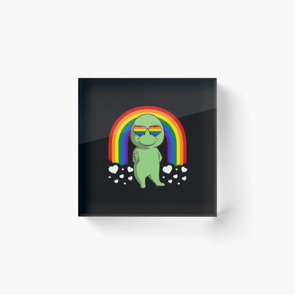 Item preview, Gay Pride Rainbow Alien LGBT designed and sold by fatamyfan1.