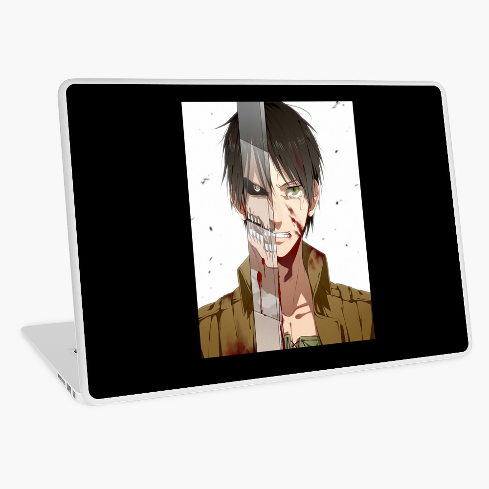 Eren Yeager Custom Sticker Decal Vinyl manga laptop Details about / Attack on Titan Anime