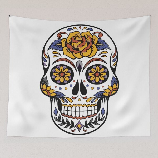 Item preview, Calavera Skull Art designed and sold by Fruitsome.