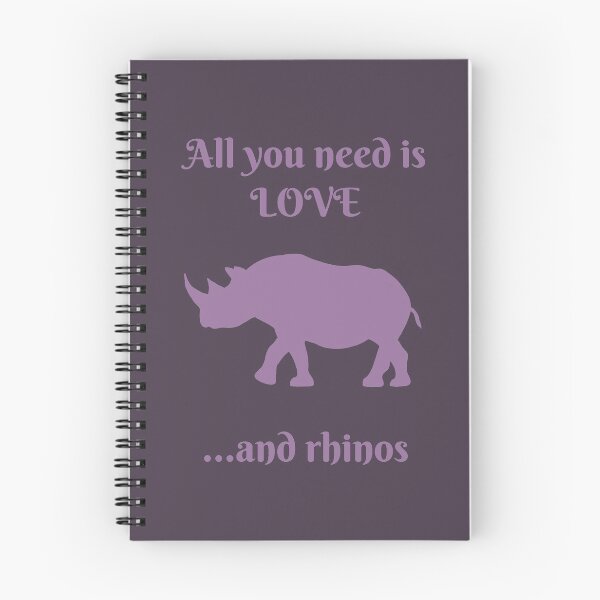 Item preview, All you need is LOVE and rhinos designed and sold by GeoCreate.