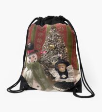 A christmas sence Drawstring Bag