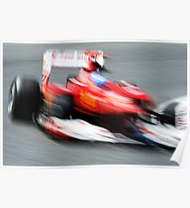 Ferrari Formula One Racecar Poster